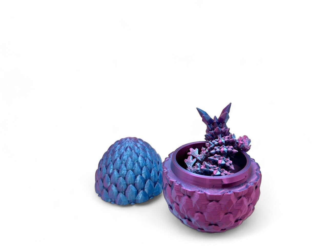 Baby Crystal Dragon & Dragon Egg Combo (Cinderwing Official 3D Printed)