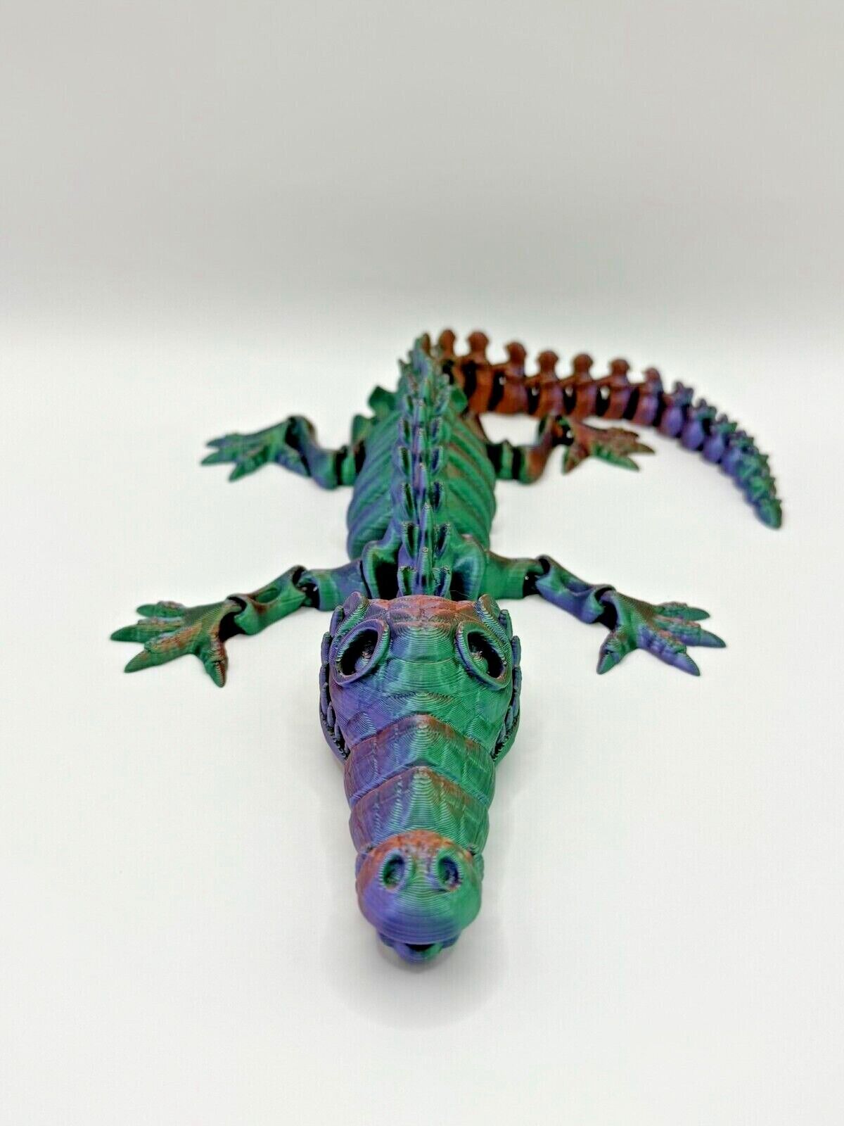 Amazing Flexi Crocodile Flexi Factory Official 3D Printed