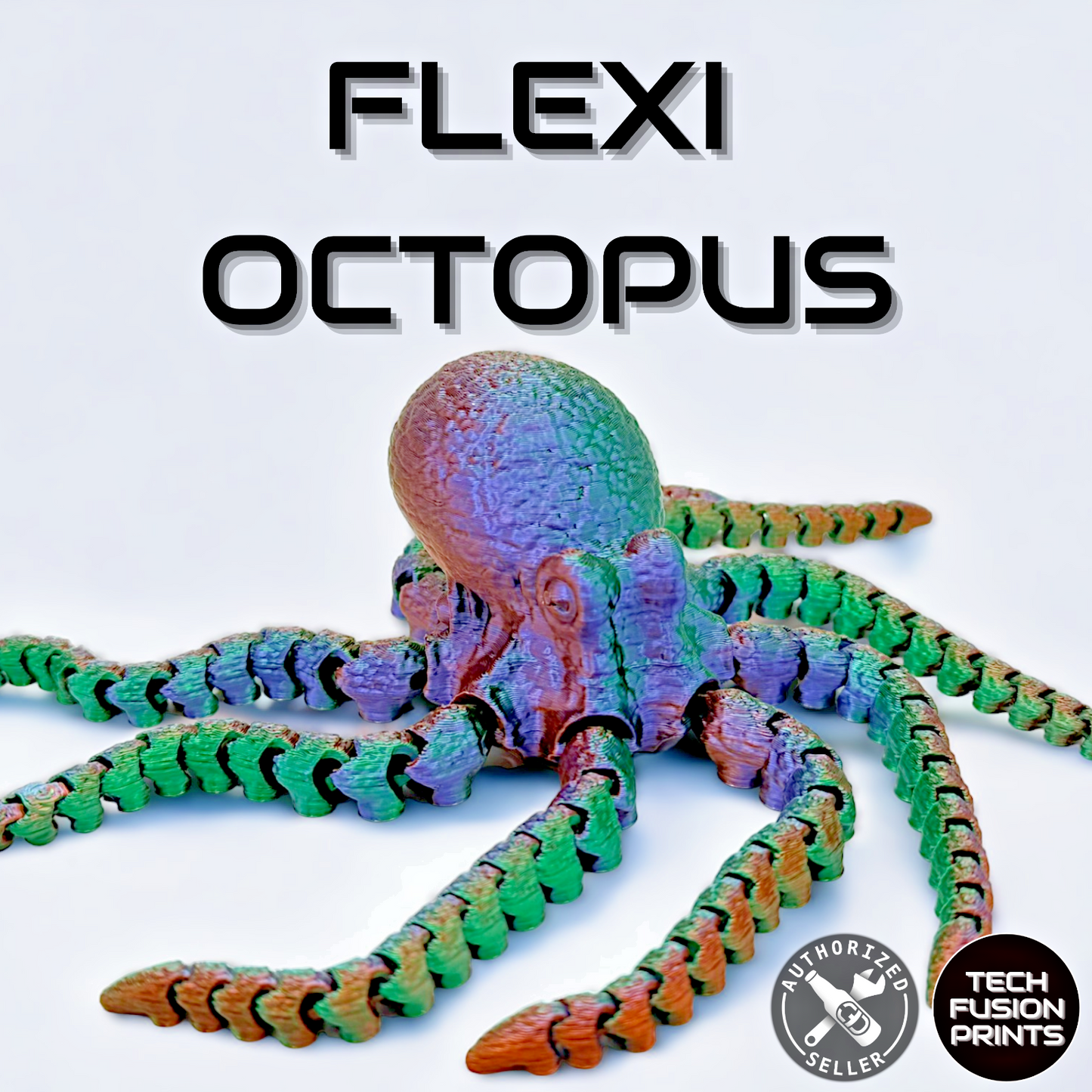 Dynamic Flexi Octopus  McGybeer Official 3D Printed