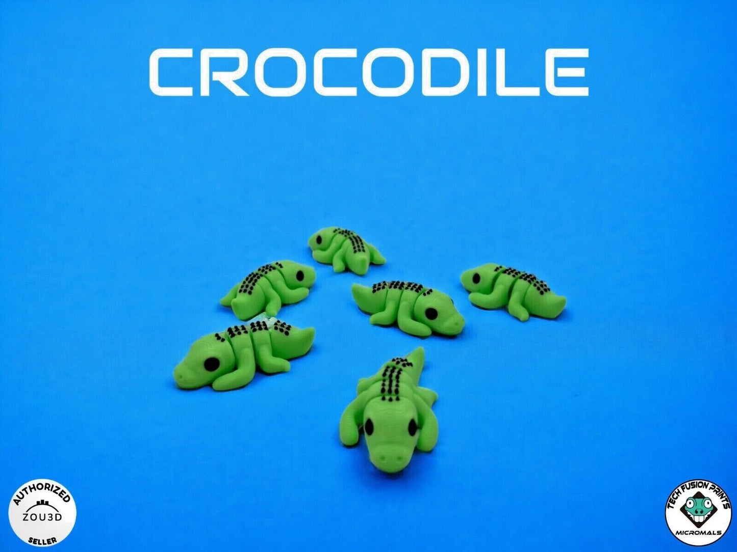 "Micromals" Flexi 3D Printed Micro Animals (Sets of 3 & 6)