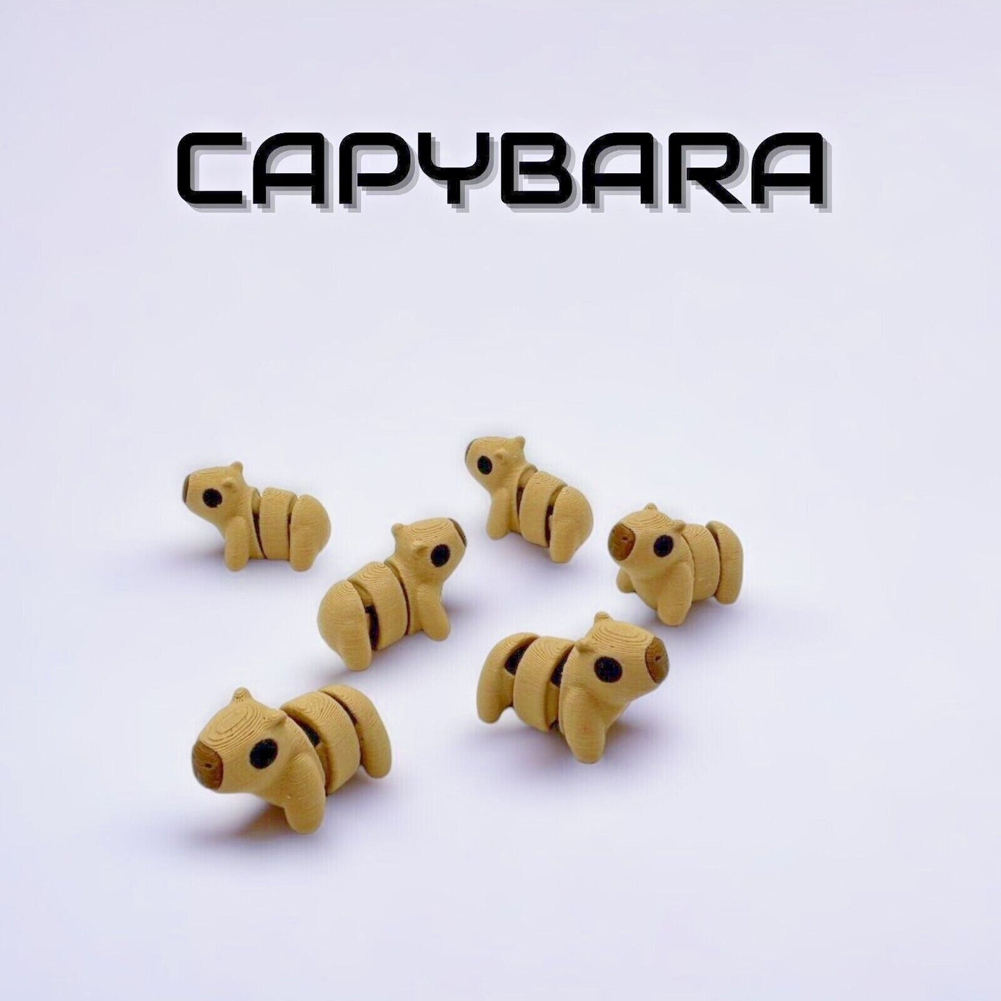 "Micromals" Flexi 3D Printed Micro Animals (Sets of 3 & 6)