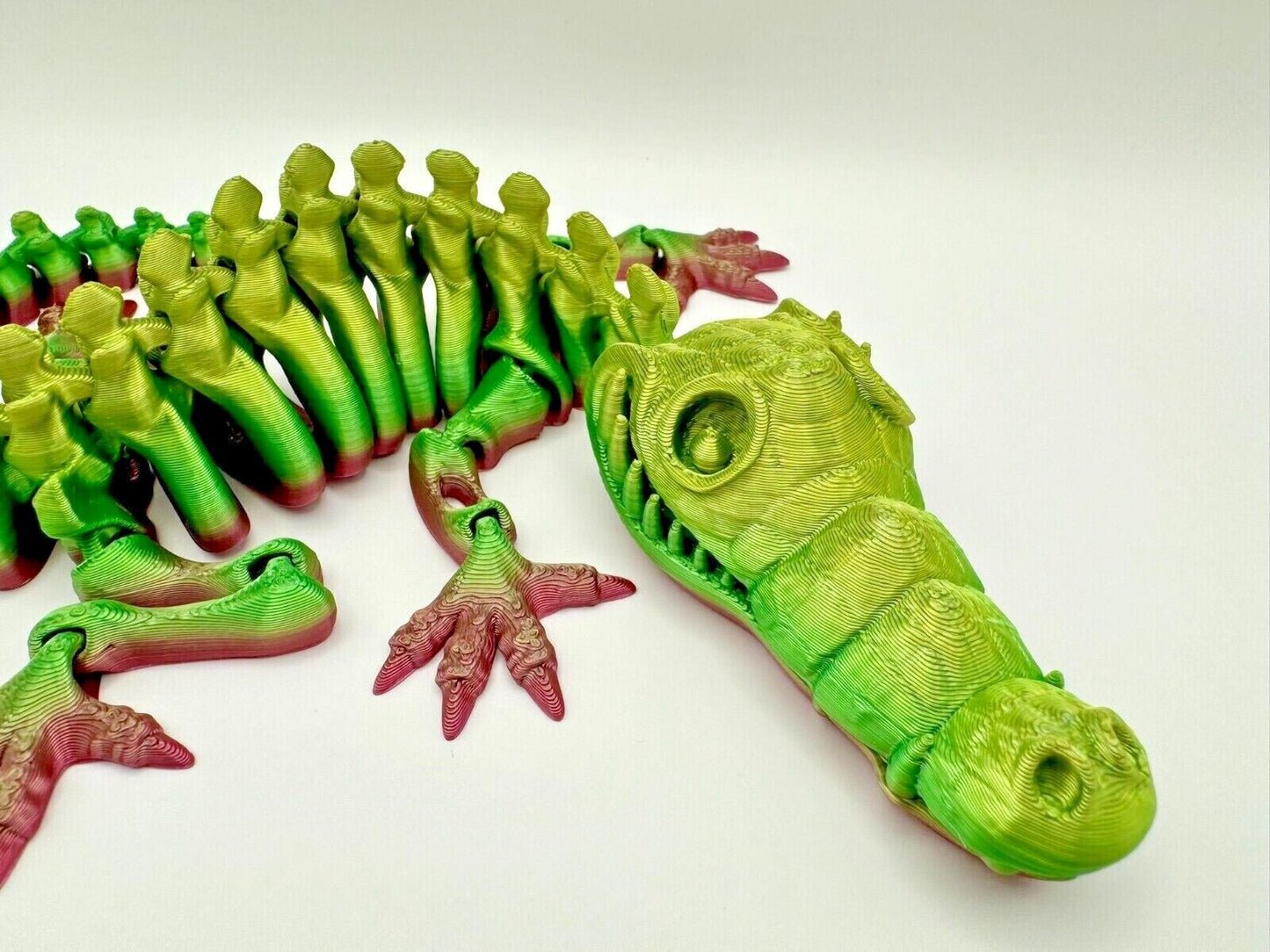 Amazing Flexi Crocodile Flexi Factory Official 3D Printed