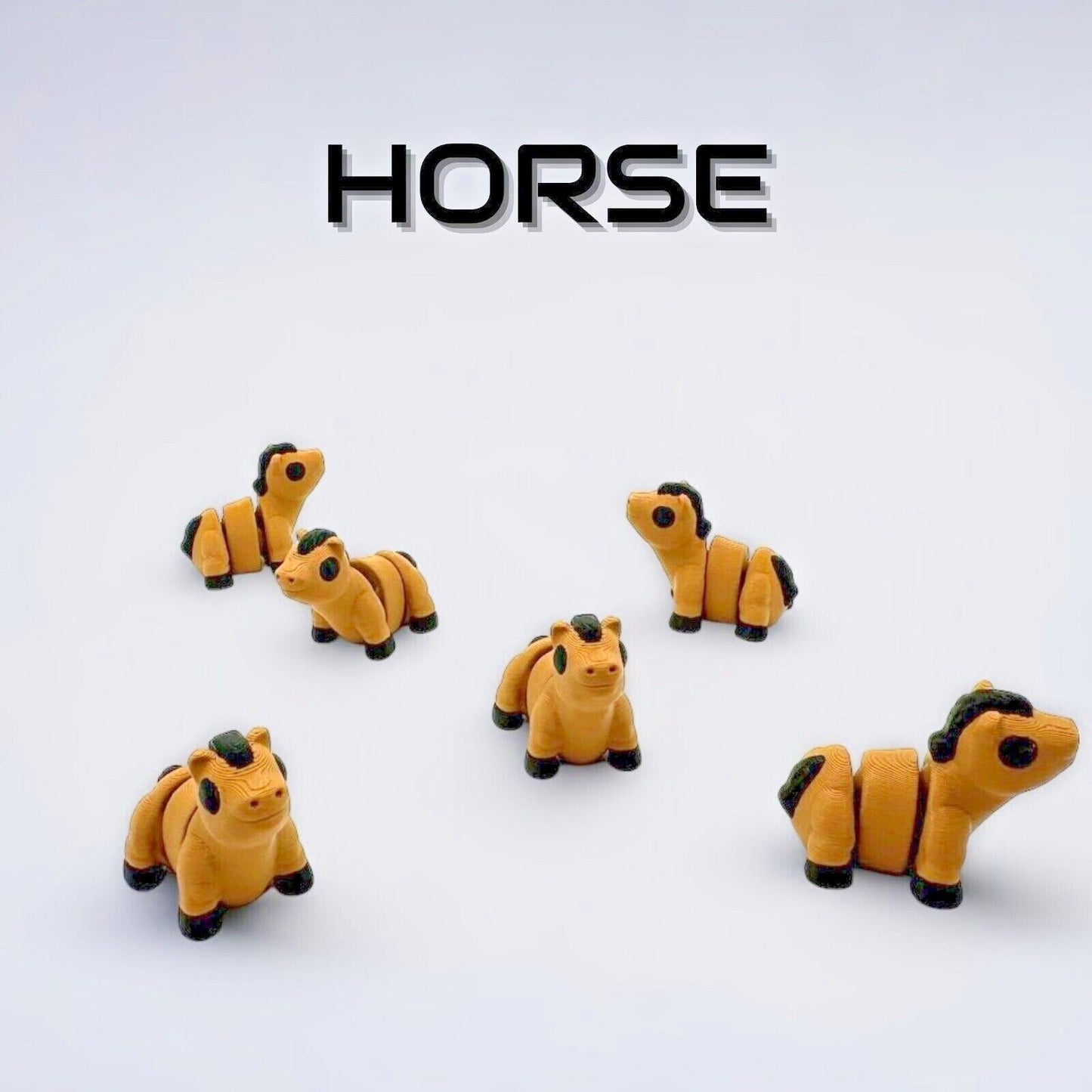 "Micromals" Flexi 3D Printed Micro Animals (Sets of 3 & 6)