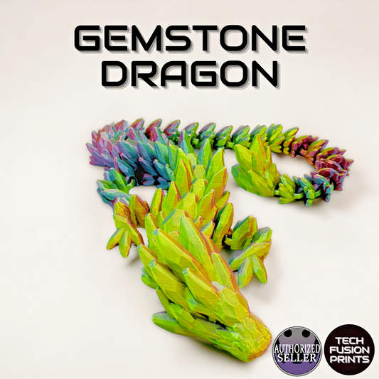 Awesome Gemstone Dragon Cinderwing Official 3D Printed