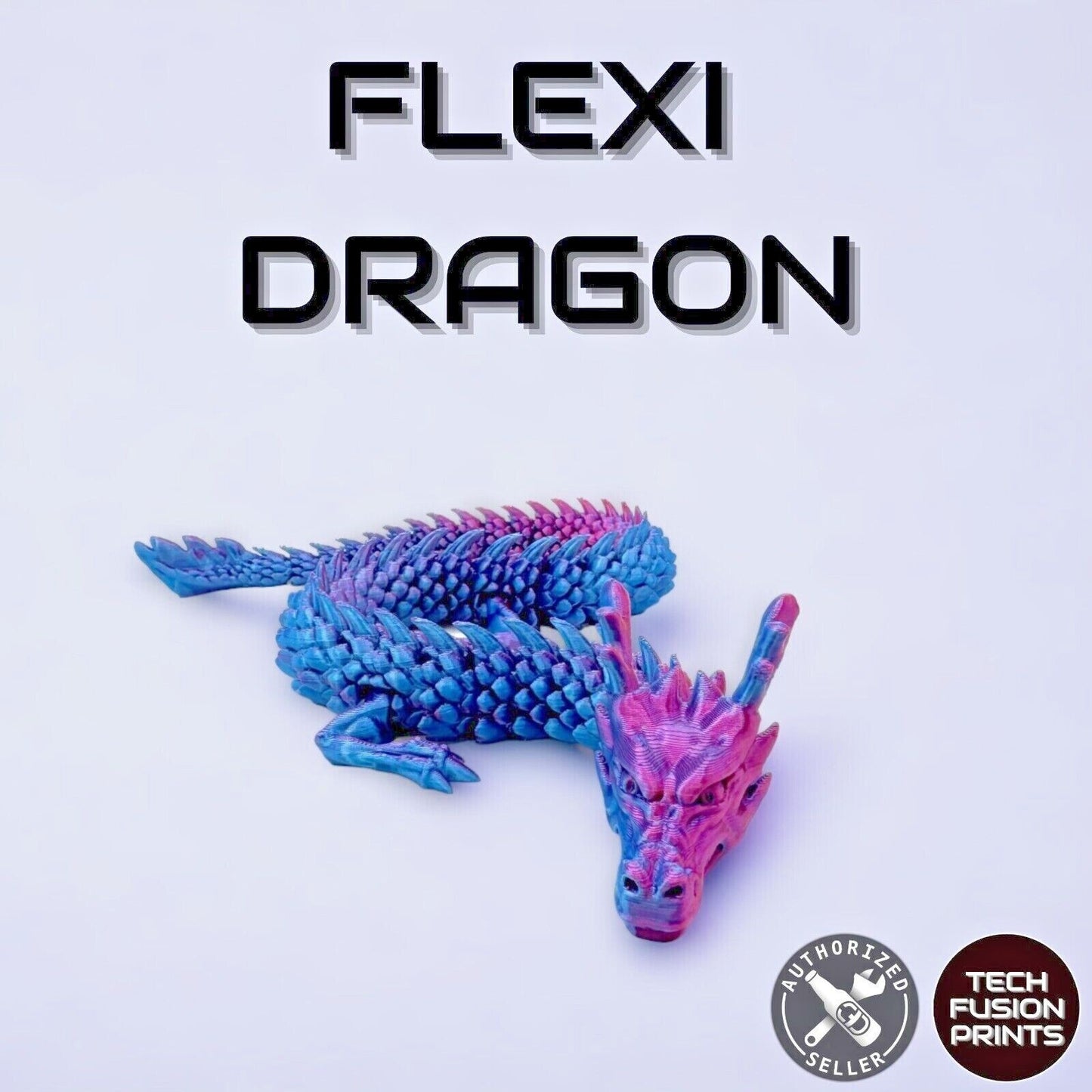 Savage Flexi Dragon McGybeer Official 3D Printed