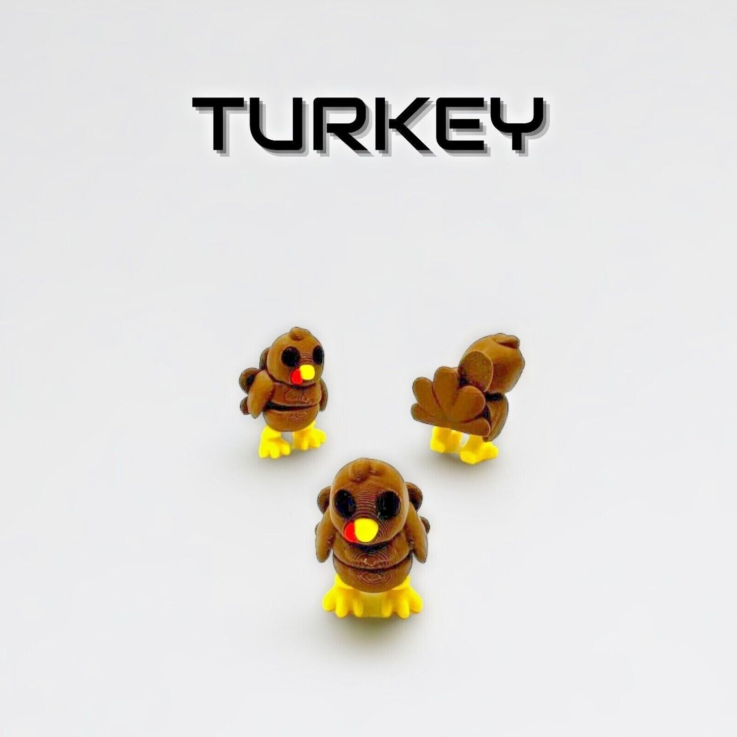 "Micromals" Flexi 3D Printed Micro Animals (Sets of 3 & 6)