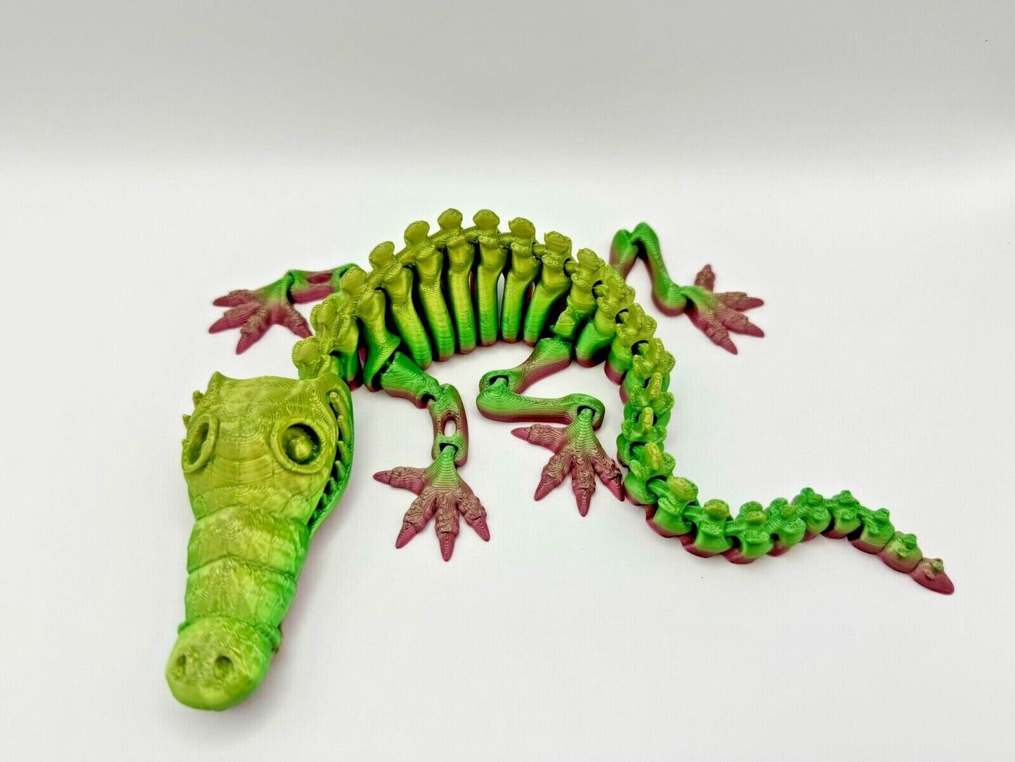 Amazing Flexi Crocodile Flexi Factory Official 3D Printed