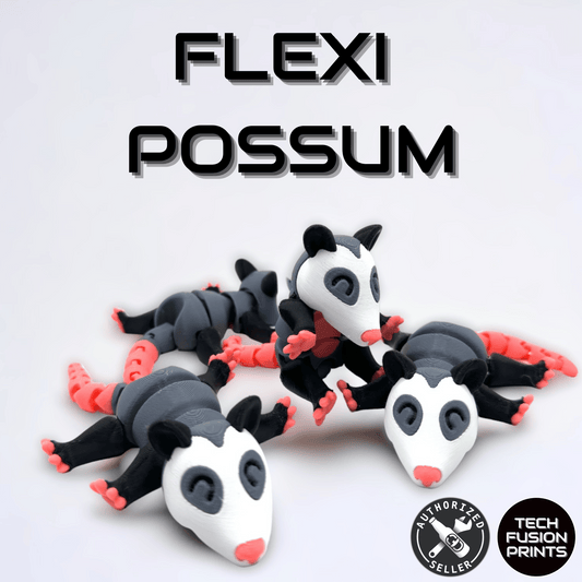 Whimsical Flexi Possum  McGybeer Official 3D Printed